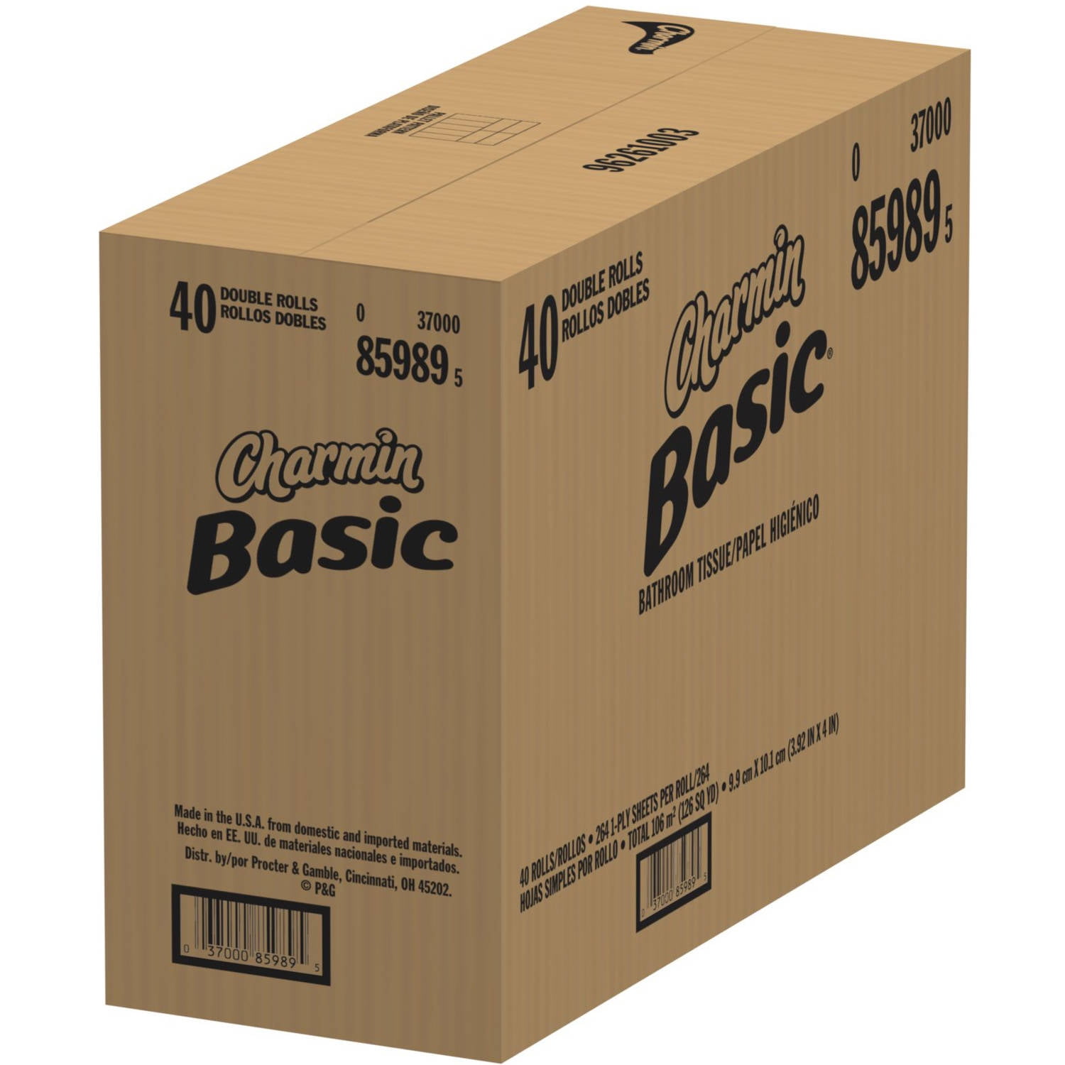 Charmin Basic Toilet Paper, 40 Double Rolls - Walmart.com Charmin Basic Toilet Paper, 40 Double Rolls - Walmart.com