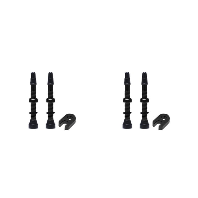 Toystoory 1 par de válvulas de vástago de aleación de bicicleta 48/54/58/60/78mm bicicleta F/V Presta válvula de neumático sin cámara Type6 NO6