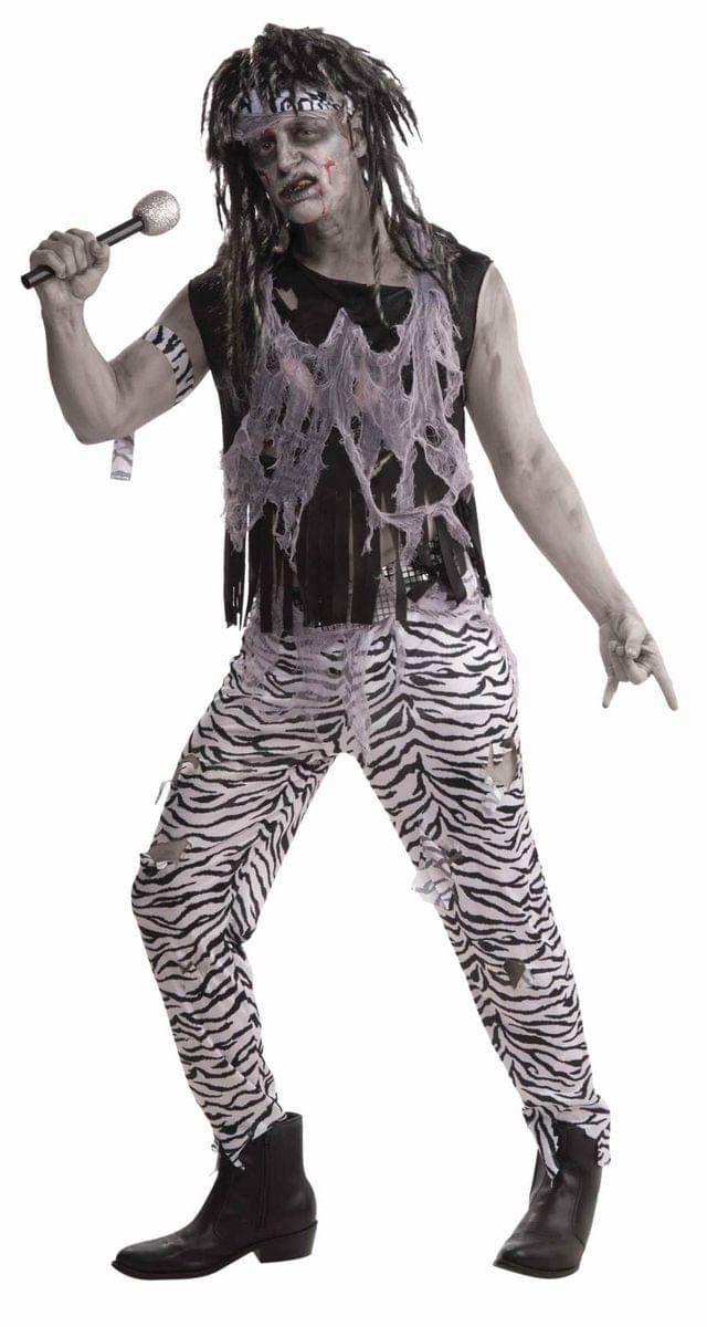 Adult Undead Zombie Rock Star Costume Standard Large 42