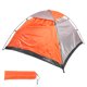 thumbnail image 2 of Tienda de campaña impermeable de tela Oxford para 4 personas al aire libre para acampar, viajar, naranja, 2 of 10