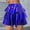 Blue, variant on Holiday Skirts Girls Casual Mini Flare Pleated Stretch Waist Skater Dance Party School Uniform Skirts Size 5T-15, Gold