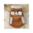 thumbnail image 4 of Dog Winter Coat - Cold Weather Suede Dog Clothes, Shearling Windproof Fall Outfit for Puppy with Fleece Lined, Soft and Warm Pet Apparel Jacket for Small Medium Dogs, 4 of 6