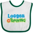 thumbnail image 3 of Inktastic Logger in Training Logging Boys or Girls Baby Bib, 3 of 4