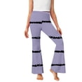 thumbnail image 6 of Fleece-lined Warmth Long Pants for Children Girl Casual Slight Flared Leggings Solid Pants, 6 of 6