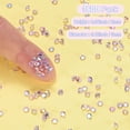 thumbnail image 3 of 3600-Pack Acrylic Diamonds, 0.12 Inch/3mm Wedding Table Scatter Confetti Crystals, Acrylic Diamonds Gems [Purple AB], 3 of 6