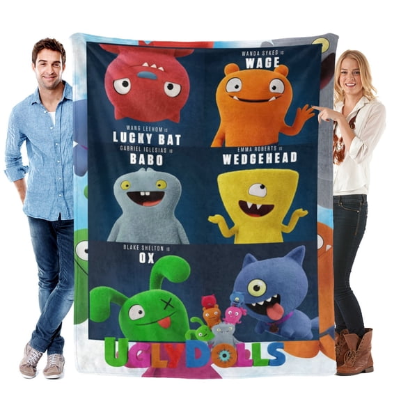 Throw Blanket for Ugly Doll Bed Couch Home Decor Soft Warm Flannel Blanket for Kids Boys Girls Gifts 30x40 Inch