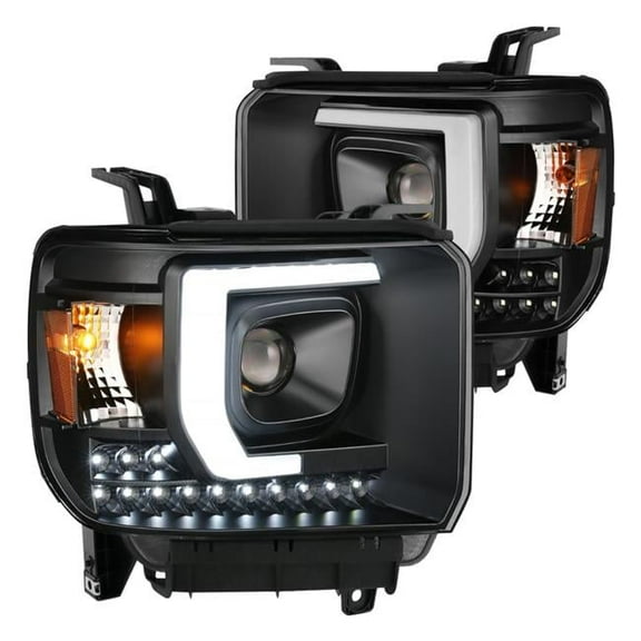 Anzo Usa 111450 Projector Headlight Set Fits select: 2014-2016 GMC SIERRA, 2019 GMC SIERRA K2500 HEAVY DUTY
