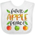 thumbnail image 3 of Inktastic Future Apple Farmer Apples and Leaves Boys or Girls Baby Bib, 3 of 4