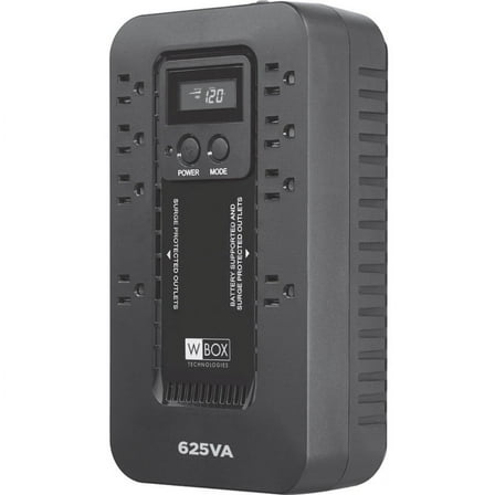 W Box 0E-625V8LCD2 625VA Tower UPS