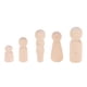 thumbnail image 1 of DIY Painted Wooden Family Peg Dolls for Kids Playing Beige Color 10pcs, 1 of 4