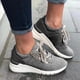 thumbnail image 4 of Zapatos para mujer, zapatillas deportivas informales de suela gruesa y transpirables, cómodas y ortopédicas, para correr y botas vaqueras., 4 of 4