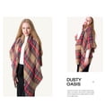 thumbnail image 7 of Women's Scarf Winter Thick Warm Super Soft Luxurious Feel Knit Large Plaid Scarf Unisex for Men and Women Oversized Wrap and Shawl White, 7 of 7