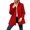 Red, variant on Women's Jacket Breasted Hooded Long Sleeve Woolen Coat Top for Daily Wear Fall Winter Season Women's Outerwear