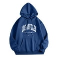 thumbnail image 2 of Los Angeles Hoodies for Women 2025 Long Sleeve Cute Y2K Graphic Hoodie with Pockets Hooded Sweatshirt Women Pullover, 2 of 5