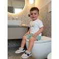 thumbnail image 5 of BemeyourBBs Toddler Baby Boy Birthday Outfit 6 12 18 24 Months 2 3 4 Years Baby Boy Summer Clothes Cute Animals Dinosaurs Embroidery Short Sleeve T Shirt Tops with Plaid Pockets Shorts 2Pcs Set, 5 of 9
