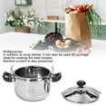 thumbnail image 3 of Large Capacity Stick Proof 304 Stainless Steel Pressure Cooker Soup Stew Pot Home Kitchen Restaurant, 3 of 7