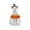C, variant on Halloween Ghost Figurine Witch Hat Ghost Statue Cute Boo Letter Decor,Resin White Spirit holding Orange Block Sign with Polka Dot Hem,Indoor Home Desk Tiered Tray Shelf Room Festive Gift