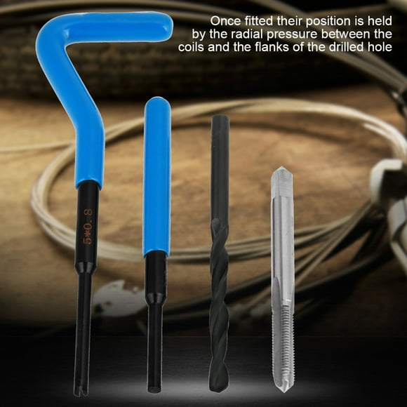 Thread Repair Tool,M5 Stainless Steel Thread Repair Kit Thread Repair Kit Built for the Future