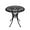 Style 1, variant on 30.3 Inch Round Patio Table Cast Aluminum Patio Table,Metal Patio Dining Table with Umbrella Hole,All Weather Outdoor Bistro Dining Table for Backyard, Garden, Balcony, Black