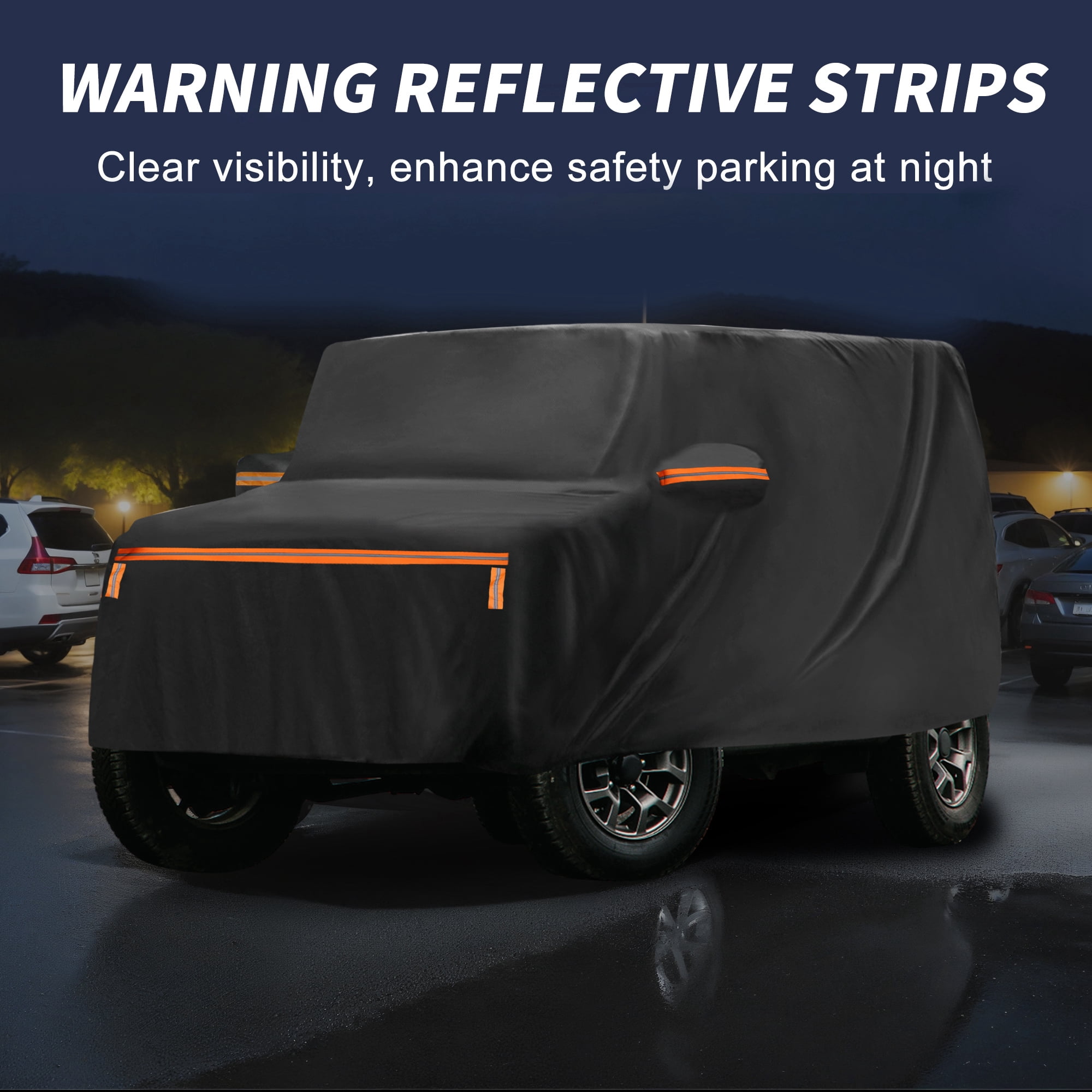 Unique Bargains Car Cover for Daihatsu Taft Aluminum Film Cotton with Right Zipper