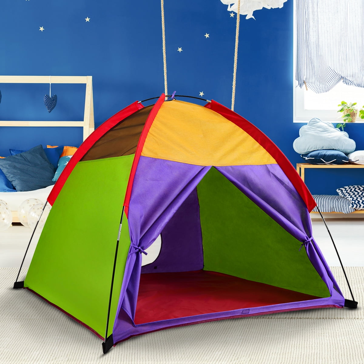 Kiddey Kids Play Tent and Playhouse Indoor/Outdoor Camping Tent for Boys 