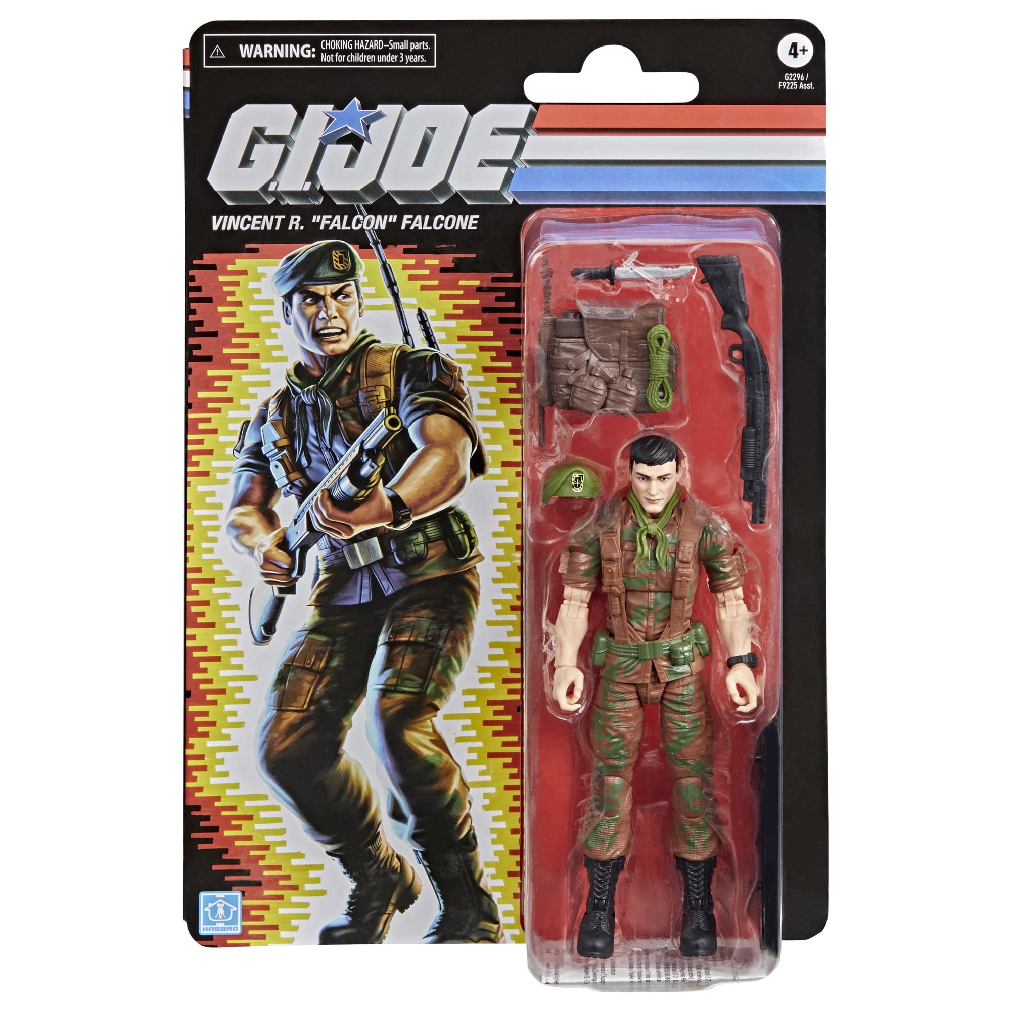 G.I. Joe Classified Series Retro Cardback Vincent R. "Falcon" Falcone, 6 inch Action Figure