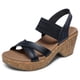 thumbnail image 1 of Sandalia con cuña Skechers Brystol-Night Skies para mujer - Negro, 1 of 4