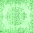 thumbnail image 1 of Ahgly Company Indoor Square Persian Emerald Green Traditional Area Rugs, 3' Square, 1 of 4