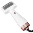 thumbnail image 2 of Pet Hair Dryer Hair Dryer Brush 2 in 1 Low Noise 3‑level Temperature Adjustable Compact Design Easy to Carry 360 Degree Rotation Dog Dryer for PetEU Plug 220V, 2 of 8