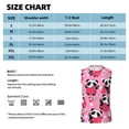 thumbnail image 6 of Pofeuu Panda Heart Valentine Pink Print Men's Muscle T-Shirt, Sleeveless, Muscle Tank, Classic Muscle Tee Top For Men Casual Sleeveless Muscle T-Shirt Trendy Clothes-Small, 6 of 7