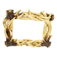 thumbnail image 4 of Rustic Intertwined Stag Deer Antlers Picture Frame With Easel Back 4"X6" Photo, 4 of 7