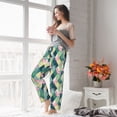 thumbnail image 5 of Salouo Flamingo Print Women's Pajama Pants Casual Loose Sweatpants PJs Flowy Pants Drawstring Palazzo for Women Wide Leg Pants Lounge Pajama -XX-Large, 5 of 8