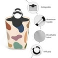 thumbnail image 2 of DouZhe 50L Rectangular Laundry Basket, Retro Spherical Aesthetic Decorative Prints Waterproof Foldable Laundry Hamper with Aluminum Handles, 2 of 6