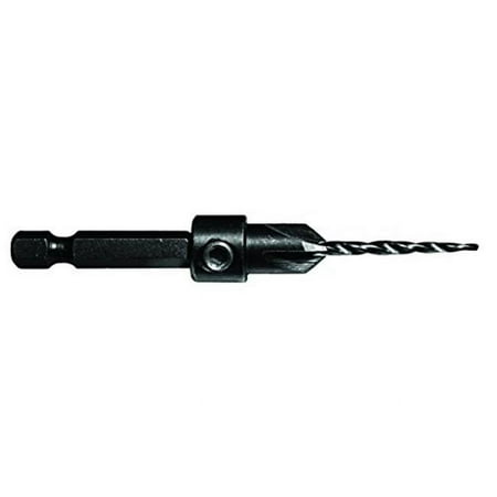 UPC: 0081838374044 | Century Drill & Tool 37404 Taper Countersink No. 4 – 0.25 in. Hex Shank