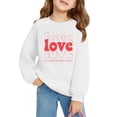 thumbnail image 3 of Sweat à Capuche Imprimé pour Bébé, Fête de la Saint-Valentin, Col Rond, Manches Longues, Mode et Mignon pour Garçons et Filles, 3 of 7