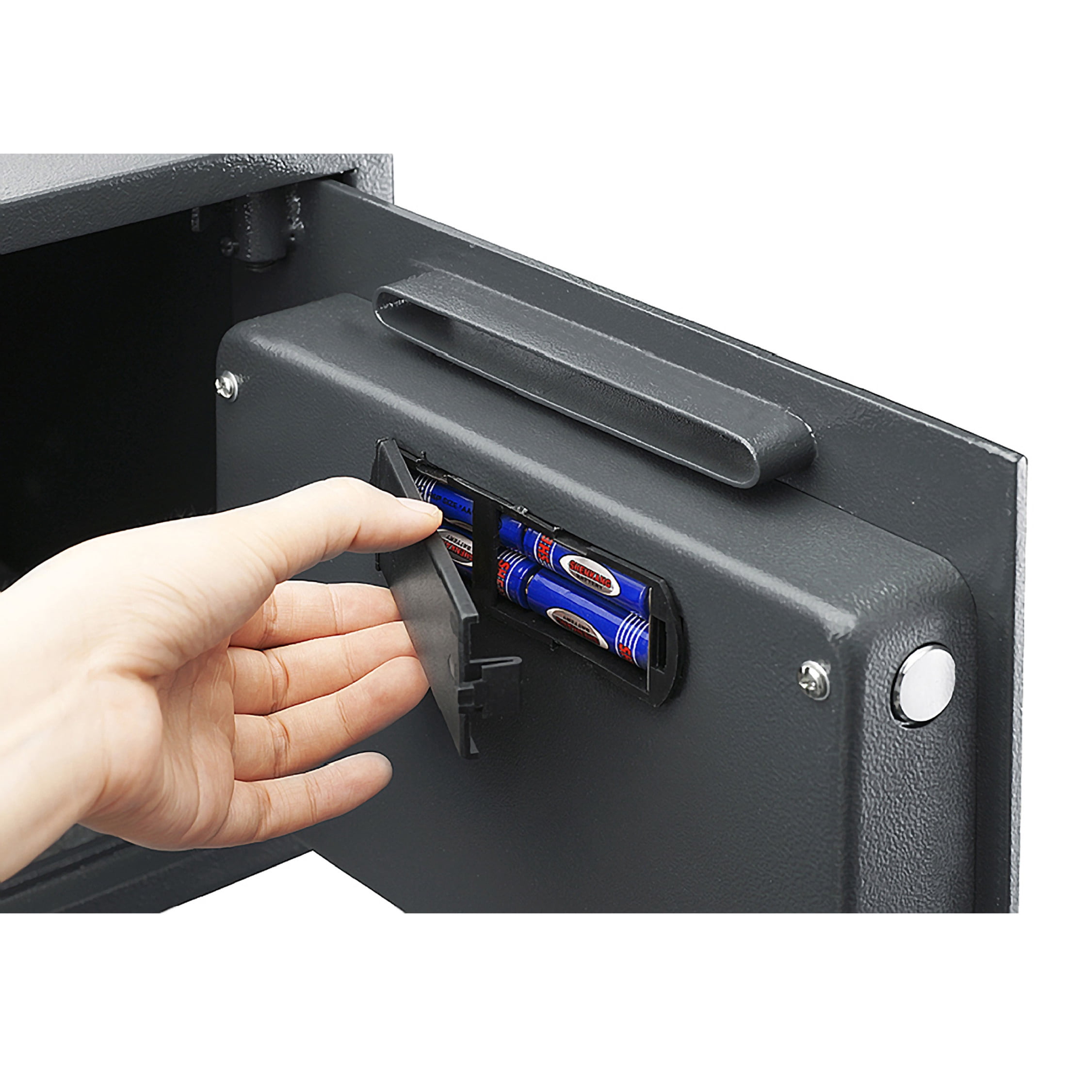Safe Deposit Box with Keypad and Manual Keys