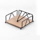 thumbnail image 1 of Dispensador de servilletas, cocina, hogar, barra, servilletero decorativo, soporte para toallas de papel de madera maciza, negro, 1 of 8
