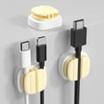 thumbnail image 4 of HONGLIN 3 Pack Magnetic & Adhesive Cord Organizer - Spring Clip Cable Management Holder for Desk, Nightstand, Office, Car | 2026 Upgrade Cable Clips & Cords Keeper, 4 of 4