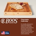 thumbnail image 4 of John Boos Countertop Reversible Wood Cutting Board w/ Juice Groove, Maple, 4 of 10
