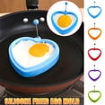thumbnail image 5 of Wovilon Silicone Molds Cake Mold Silicone Heart-Shaped Rings Pancake Mold With Handles Nonstick Frying Silicone Molds For Baking, 5 of 5