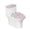 Butterflies Pattern Design, variant on HELLHERO Pink and Purple Butterfly Pattern Pack of 2 Universal Toilet Cover with Stretch for Fits All Toilet Shapes