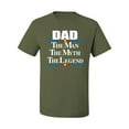 thumbnail image 2 of Wild Bobby,Dad The Man The Myth The Legend Best Daddy Father Gift, Father's Day, Men Graphic Tees, Military Green, 5XL, 2 of 3