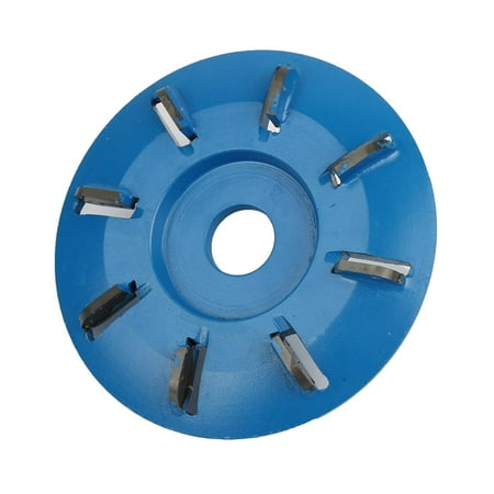 

90mm Diameter 16mm Bore Rotary Planer Disc - Blue