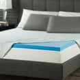 thumbnail image 1 of Zinus 2 Inch Gel Memory Foam Mattress Topper, Queen, 1 of 5