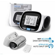 Wrist Blood Pressure Monitor, Easy Operation for Older, 90 Memories, One-Size for All Fits Most Cuff, Gifts for Women & Man
