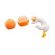 thumbnail image 5 of 3 piezas de adornos de frutas para el salpicadero del coche, adornos para consola central del automóvil, figuras de frutas de resina para sala Naranja, 5 of 8