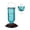D, variant on Glass Hummingbird Feeder for Outdoor Hanging, 24 Ounces, 6 Feeding Ports, Bird Nectar Feeder for Garden Décor, Ant Moat Included