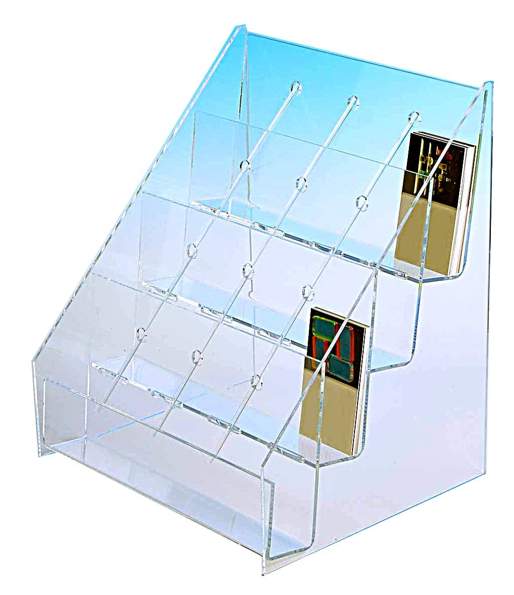 Bookmark Holder with 16 Pockets holds 2" Wide x 810" Tall Book Marks