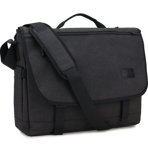 RAVUO Sac Messager pour Hommes, Sac à Bandoulière Léger et Résistant à l'Eau, Convient à un Ordinateur Portable de 15,6 Pouces, Cartable Universitaire pour le Travail