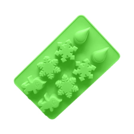 

Mittory Christmas Silicone Mold Chocolate Diy Making Pudding Cake Mold Ice Tray Aroma Diffuser Mold